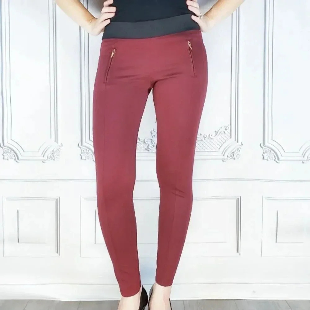 Giordano Burgundy Skinny Pants